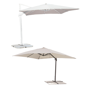 OMBRELLONE BRAC.PARK LARGE 3X4BEIGE C/AIRV